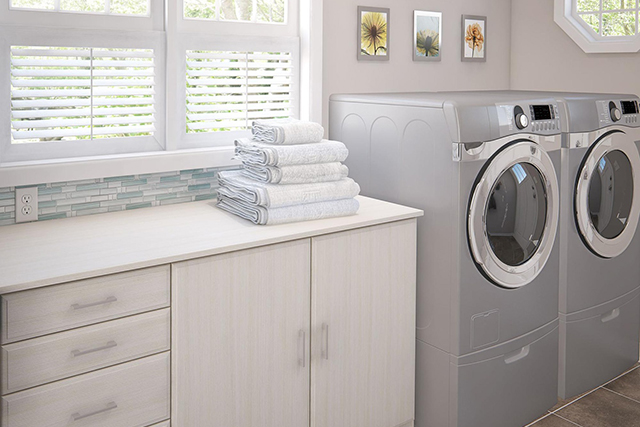 custom laundry room storage design Freehold